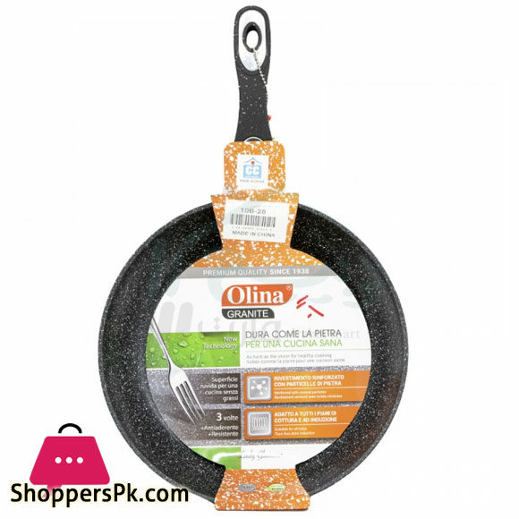 Olina Granite Marble Non-Stick Frying Pan ( 24CM )