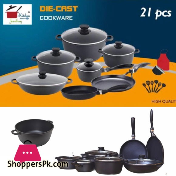 Korkmaz Alfa Cookware Set of 9 Pieces - A1660 ShoppersPk.com