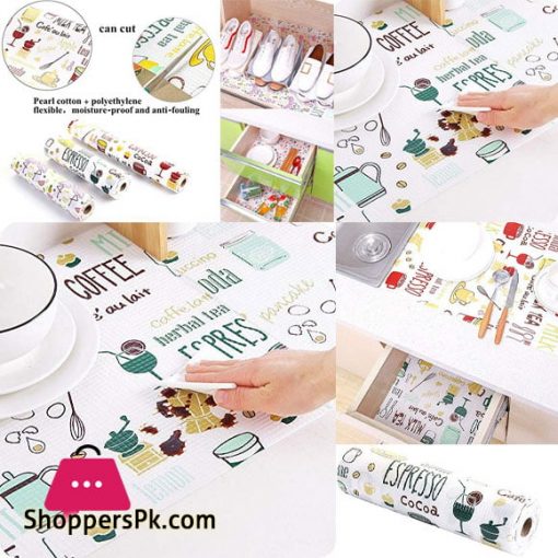 Kitchen Table Mat Drawers Cabinet Shelf Liners Cupboard Placemat Waterproof Oil proof Shoes Cabinet Mat 45 x 160 CM