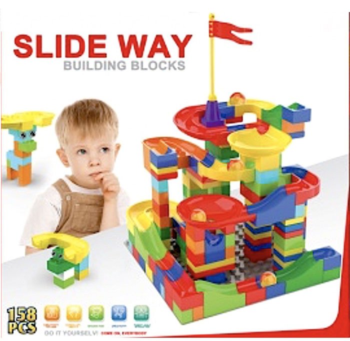 Slide Way Marble Run Building Blocks