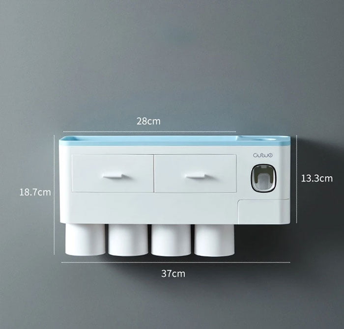 Multi-Functional Toothbrush Holder