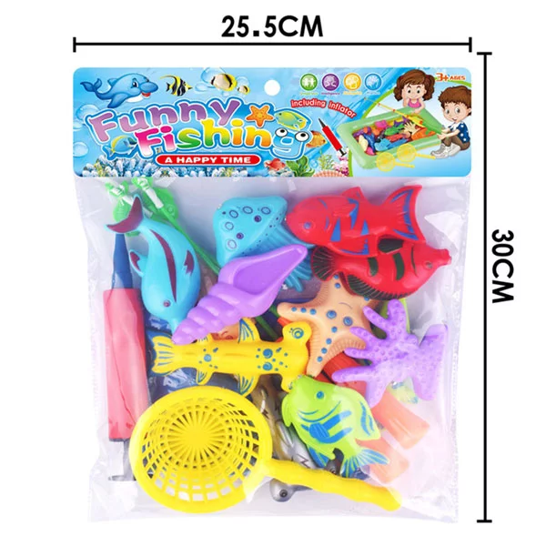 pcs Magnetic Fishing Game Set For With Storage Bag Kids Bath And