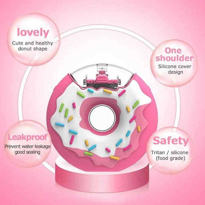 Donut Shaped Canteen Bottle For Water 380ml