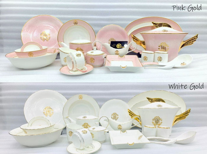 Buy VERSACE Super Luxury Dinner Set 6 Person Serving 61 Pcs at Best Price  in Pakistan