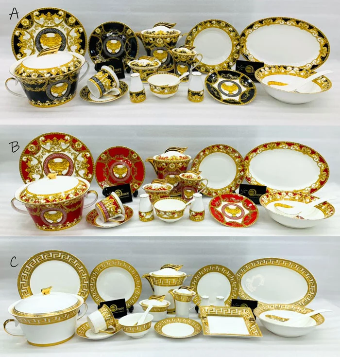 Versace dinner set outlet sale