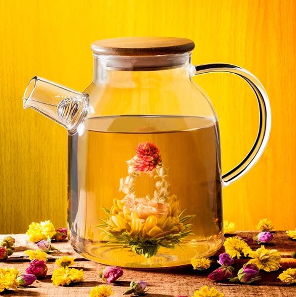 Wilmax Thermo Glass Tea Pot 54 Fl Oz | 1600 Ml WL-888811-A