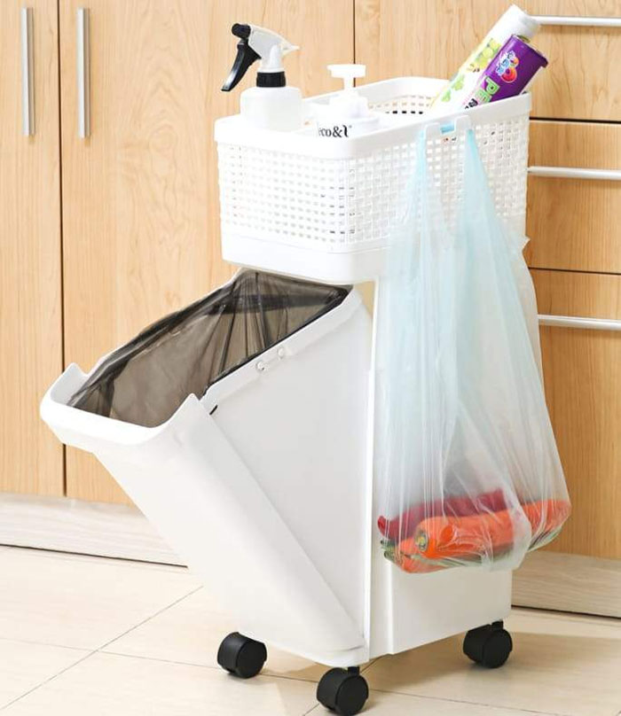 Dustro Trolley with Dustbin