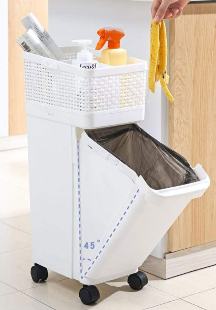 Dustro Trolley with Dustbin