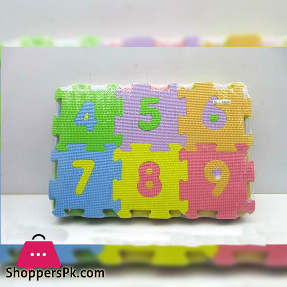 Matney Foam Mat of Alphabet and Number Puzzle Pieces with