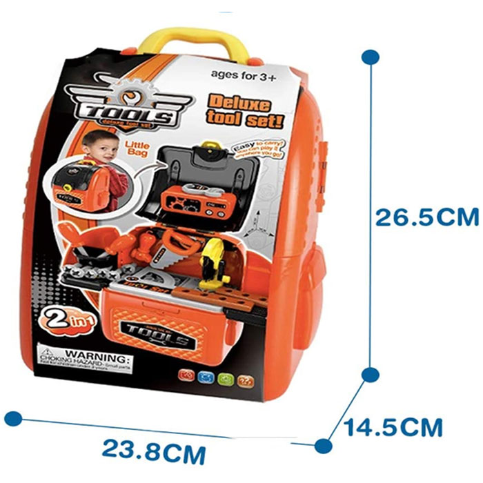 Construction Toy with Tool Box Kids