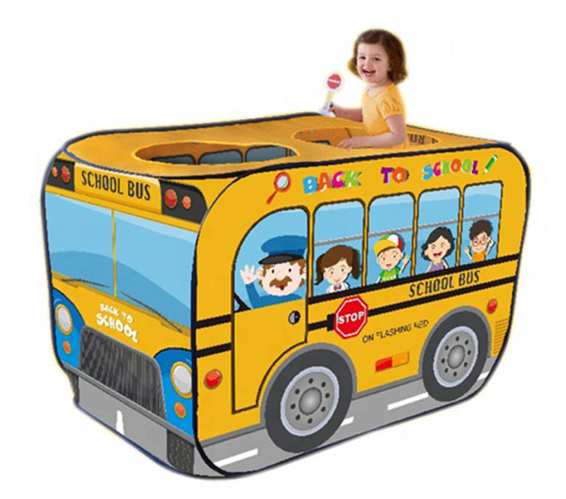 Children's Play House Tent School Bus