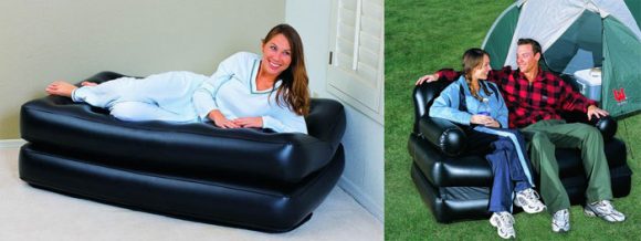 5 in 1 inflatable sofa air bed