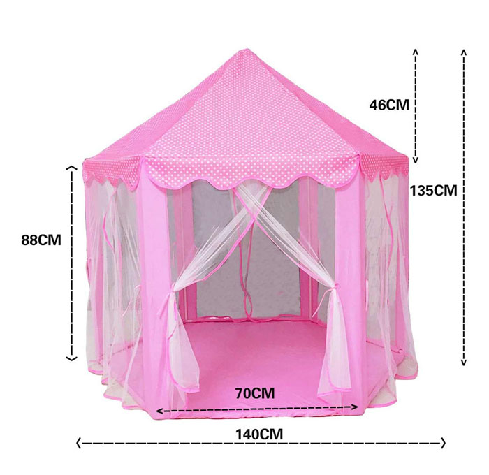 Princess Castle Indoor Outdoor Fairy House Kids Play Tent