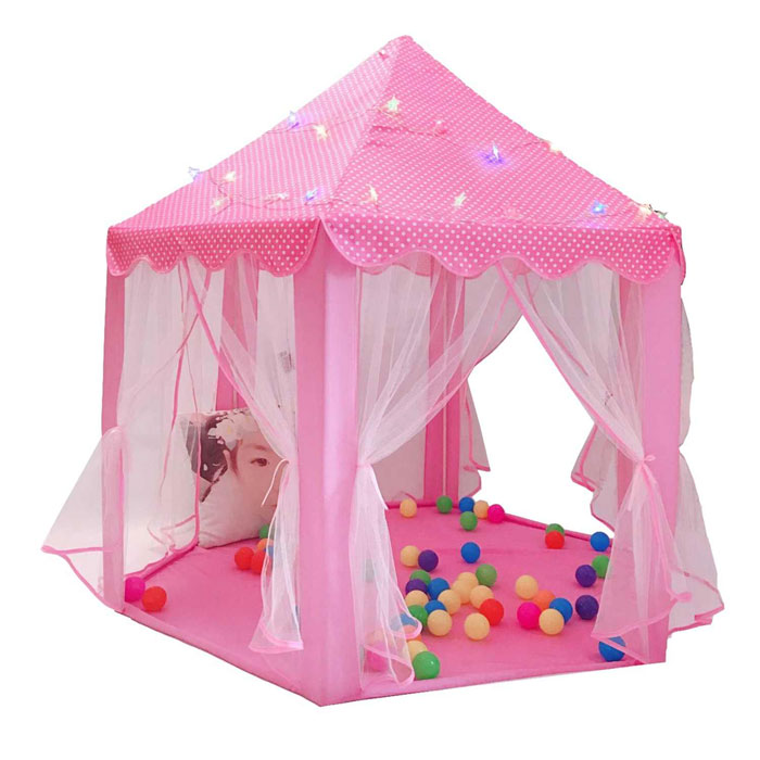 Princess Castle Indoor Outdoor Fairy House Kids Play Tent