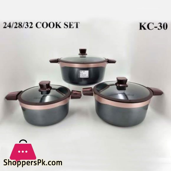 Alpenburg Cookware Set Coper Germany Made - 6 Pcs #KC30