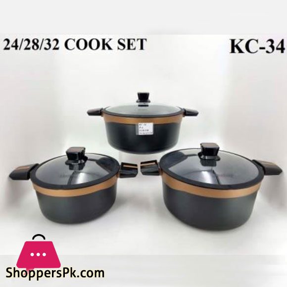 Alpenburg Cookware Set Coper Germany Made - 6 Pcs #KC34