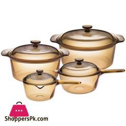 Visions 8pc Saucepan / Cookpot Set