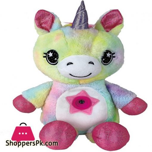 2020 New Star Shinning Huggable Night Light Belly Dream Stuffed Animal Night Light Shimmering Rainbow Unicorn LitesCushion