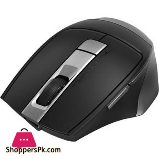 A4Tech FB35CS Dual Mode Rechargeable Silent Click Wireless Mouse | Smoky Grey | FB35C(S)