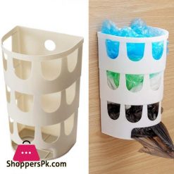 Plastic Trash Bag Holder, Trash Basket, Wall Hanging, Storage Box Organizer, Kitchen Accessories