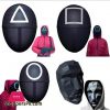 Squid Game Mask Coser Cosplay Triangle Square Circle Plastic Full Face Masks Korean TV Halloween Party Props Fast Shipping|