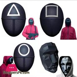 Squid Game Mask Coser Cosplay Triangle Square Circle Plastic Full Face Masks Korean TV Halloween Party Props Fast Shipping|