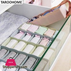 5 Grids Plain Multi purpose Underwear Organizer Sock Storage Box Plastic Drawer Finishing Box Storage Box Small Boxsocks storage box