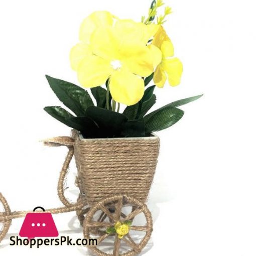 Artificial Potted Plant Bicycle Set of 3