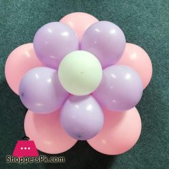 Decoration Items Plastic Flower Balloons Clip Balloons Decoration Balloons Accessories Balloon Flower For Wedding Birthday Supplies 6Pcs