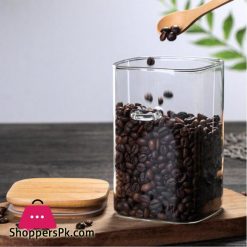 800 1200ml with Spoon Sealed Jar Storage Tank Condiment Coffee Beans Tank Kitchen Supplies Sugar Storage Bottle Tea BoxBottlesJars Boxes