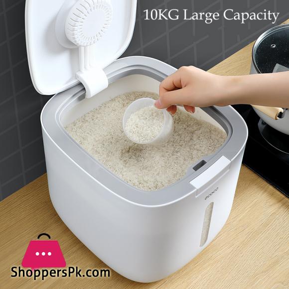 5Kg Kitchen Bucket Insect-proof Moisture-proof Rice Food Storage Sealed  Grain