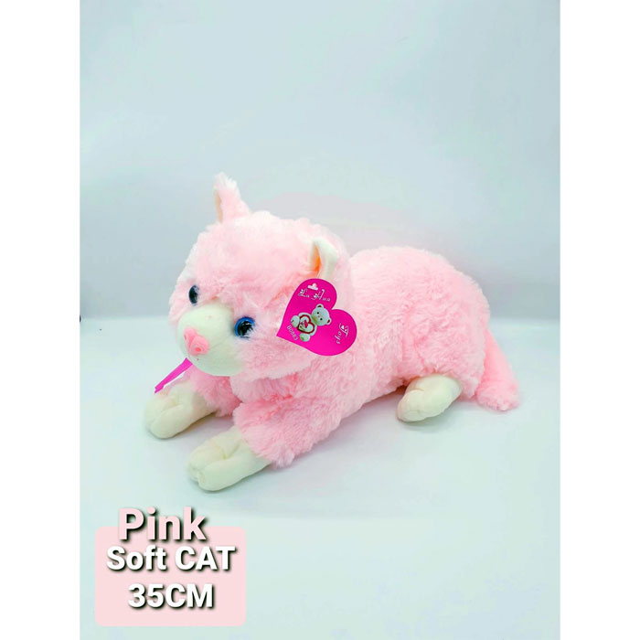 Plush Sr Cat Ribbon Toy Soft Cat 35cm