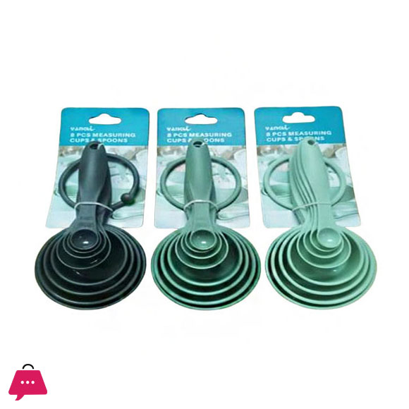 8-Pcs Measuring Cups & Spoon