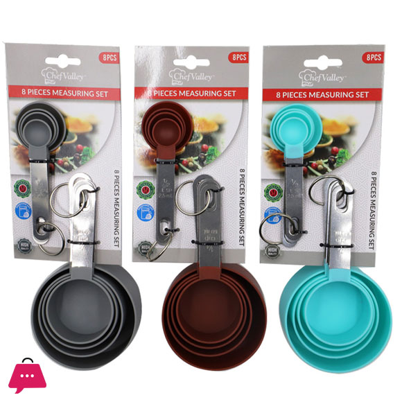 8pcs Measuring Cups and Spoon