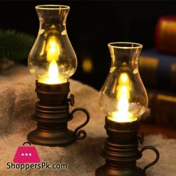 Vintage LED Kerosene Lamp LED Kerosene Light Decoration Tabletop Lighting