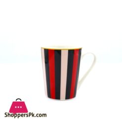 Heritage Milano Tall Mug With Black Stripes 6 Pieces Set