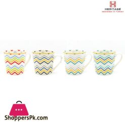 Heritage Wavy Mugs Set of 6