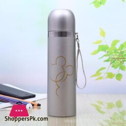 Stainless Steel Vacuum Flask Defects Light Weight 500ml Cartoon Thermos Portable Bottle