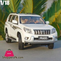 118 Toyota Land Cruiser Prado Diecast SUV Car Model Toys For Boy Gifts Collection Hobby White Green With New Original BoxDiecasts Toy Vehicles