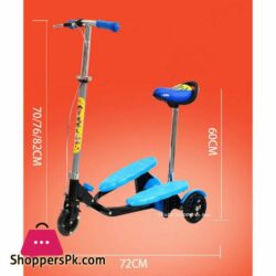 New Arrival Portable Kids Pedal Scooter with Seat Can Sit and Ride ...