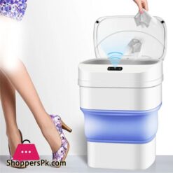 Smart Sensor Folding Trash Can Dustbin