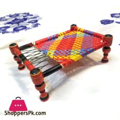 Decorative Charpai Bed Village Collectible Unique Handmade Table Top Decoration