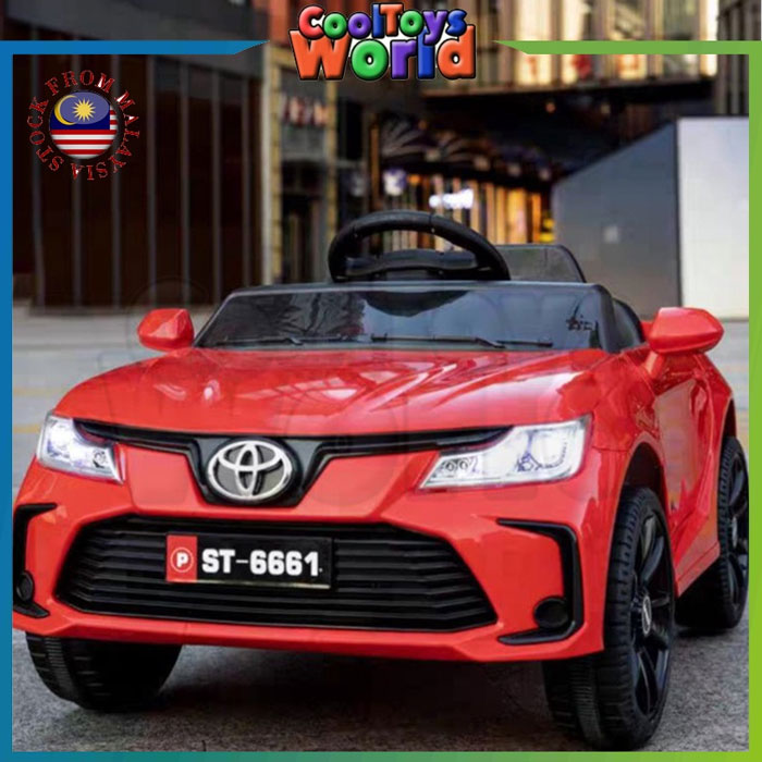 Kids Ride On Car Electric TOYOTA COROLLA ALTIS Parent Remote Control & MP3 Electric Ride on Car for 2 -8 Years Kids