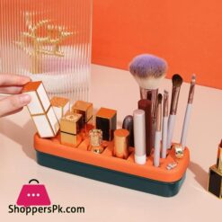 Silicone ABS Lipstick Box Makeup Organizer Storage Box Lipstick Nail Polish Organizer Display Holder Cosmetic Organizer Box