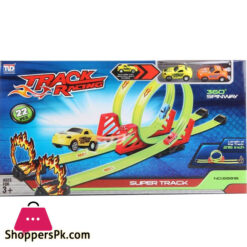 PULL BACK SUPER TRACK RACER (W/2CARS) 68816