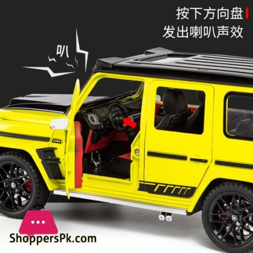 118 Mercedes Benz G700 Simulation Toy Vehicles Model Alloy Pull Back Metal Genuine License Collection Gift Off Road Kids F393Diecasts Toy Vehicles