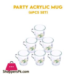 Appollo Party Acrylic Mug Set 6 Pcs