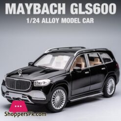 New 124 Mercedes Benz Maybach Gls600 Alloy Model Car Childrens Toy Car Gift Ornaments Simulation SUV Car Model Boys CollectionDiecasts Toy Vehicles