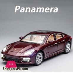 New 124 Porsches Panamera Alloy Car Model Diecasts Toy Vehicles Toy Cars Sound and light Kid Toys For Children Gifts Boy Toy