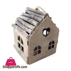 Wooden Bird Feeder House